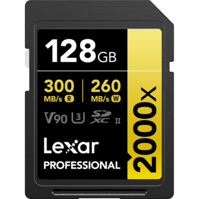 Карта памяти Lexar Professional 2000x SDXC LSD2000128G-BNNNG 128GB