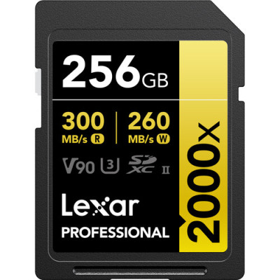 Карта памяти Lexar Professional 2000x SDXC LSD2000256G-BNNNG 256GB