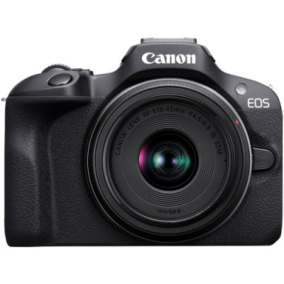 Беззеркальная камера Canon EOS R100 KIT 18-45mm STM чёрный