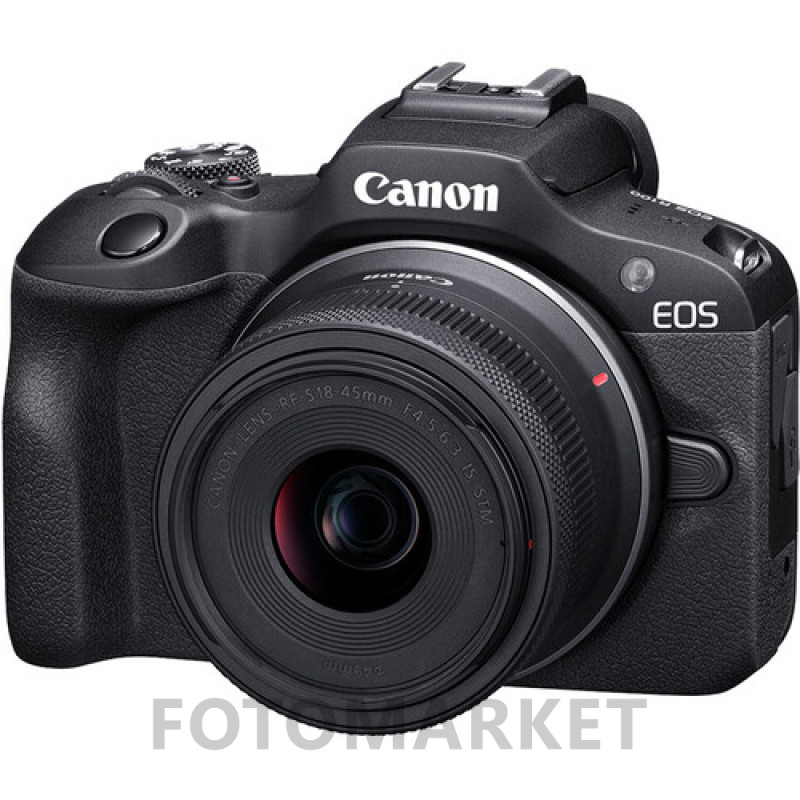 Беззеркальная камера Canon EOS R100 KIT 18-45mm STM чёрный купить в ...
