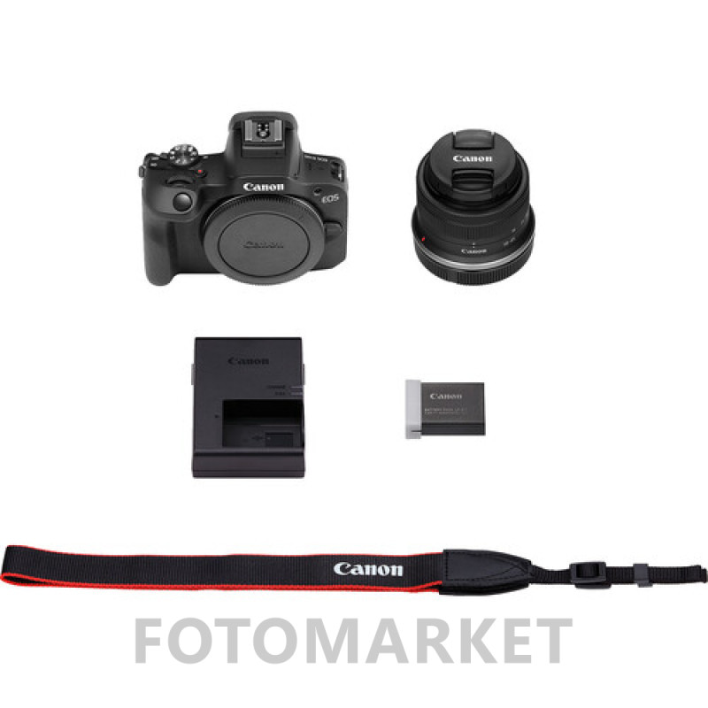 Беззеркальная камера Canon EOS R100 KIT 18-45mm STM чёрный купить в ...