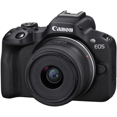 Беззеркальный фотоаппарат Canon EOS R50 RF-S 18-45mm f/4.5-6.3 IS STM чёрный