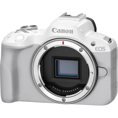 Беззеркальный фотоаппарат Canon EOS R50 Body белый