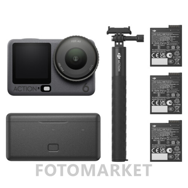 Экшен-камера DJI Osmo Action 6 Adventure Combo