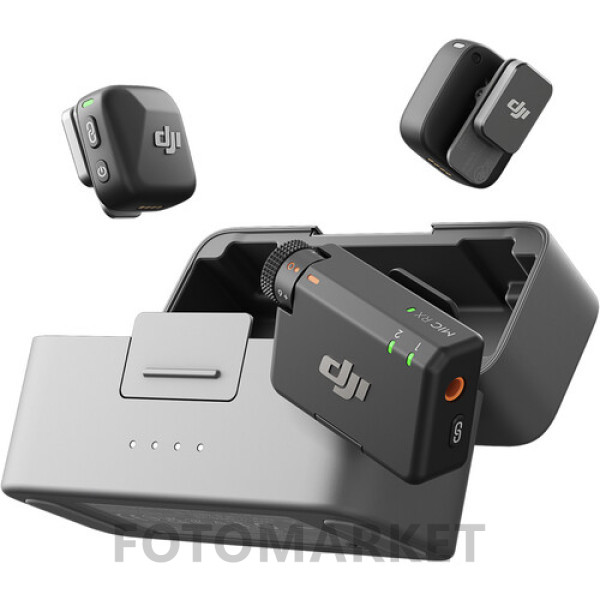 Компактная цифровая беспроводная микрофонная система DJI Mic Mini (2 TX + 1 RX + Charging Case)