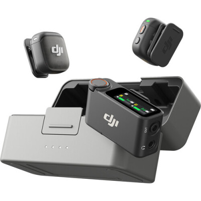 Компактная цифровая беспроводная микрофонная система DJI Mic 3 (2 TX + 1 RX)