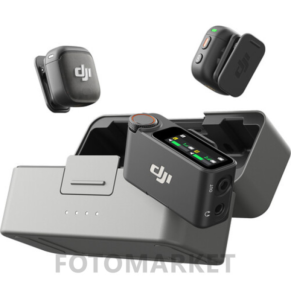 Компактная цифровая беспроводная микрофонная система DJI Mic 3 (2 TX + 1 RX)