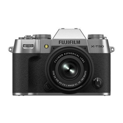 Беззеркальный фотоаппарат Fujifilm X-T50 Kit 15-45mm (серебристый)