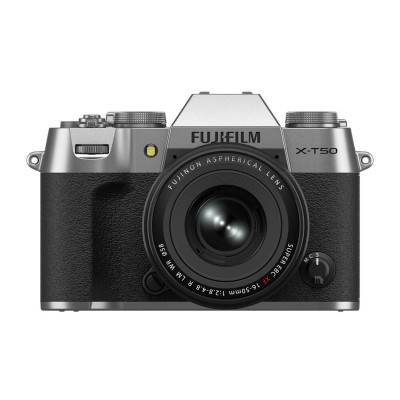 Беззеркальный фотоаппарат Fujifilm X-T50 Kit 16-50mm (серебристый)
