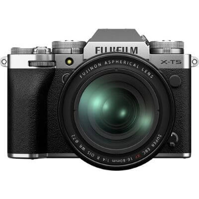 Беззеркальный фотоаппарат Fujifilm X-T5 Kit 16-80mm (серебристый)