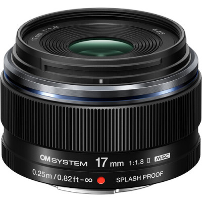 Объектив Olympus M.Zuiko Digital 17mm f/1.8 II (черный)