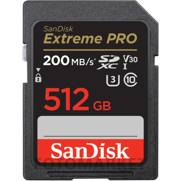 Карта памяти SanDisk Extreme PRO SDXC SDSDXXD-512G-GN4IN 512GB