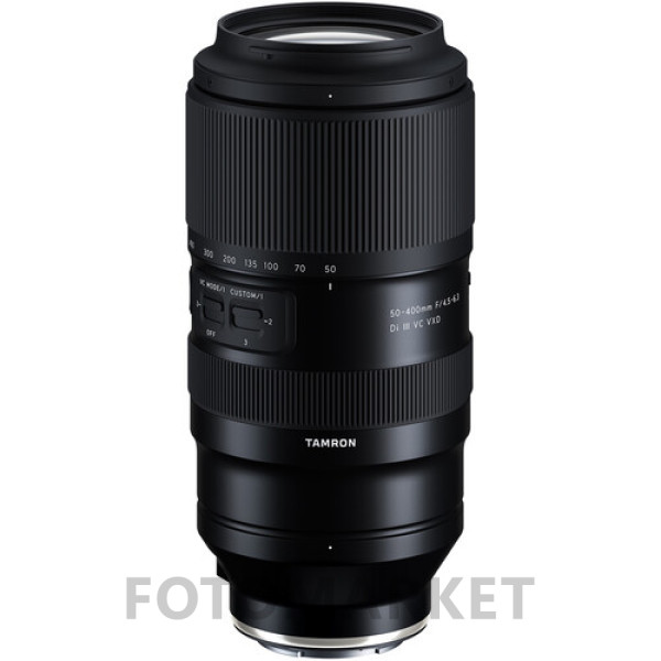 Объектив Tamron 50-400mm F4.5-6.3 Di III VC VXD (Model A067) для Sony E