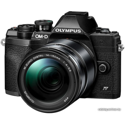 Беззеркальный фотоаппарат Olympus OM-D E-M10 Mark IV Kit 14-150mm (черный)