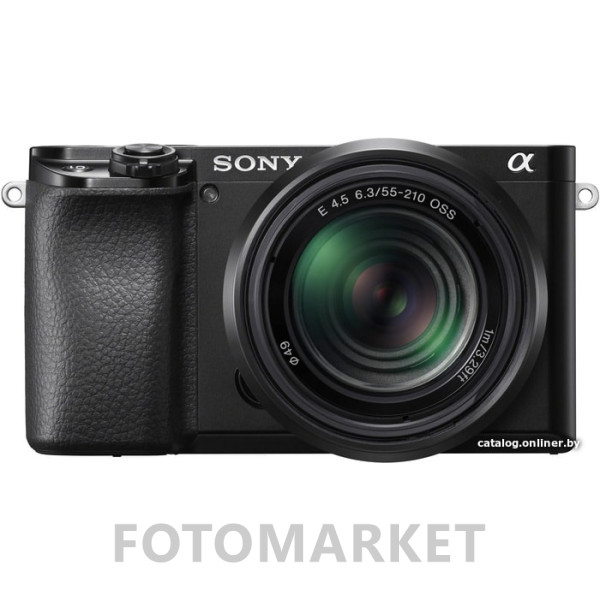 Беззеркальный фотоаппарат Sony Alpha a6100 Double Kit 16-50mm + 55-210mm (черный)