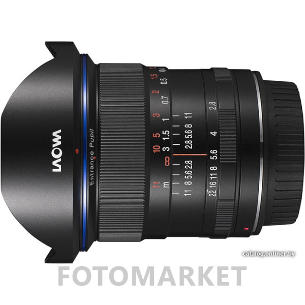 Объектив Laowa 12mm f/2.8 Zero-D для Sony FE (черный)