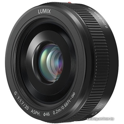 Объектив Panasonic LUMIX G 20mm F1.7 II ASPH. (черный)
