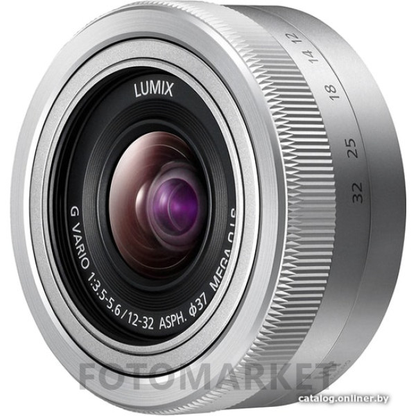 Объектив Panasonic LUMIX G VARIO 12-32mm F3.5-5.6 ASPH. (серебристый)