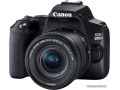 Зеркальный фотоаппарат Canon EOS 200D II Kit 18-55mm IS STM (черный)