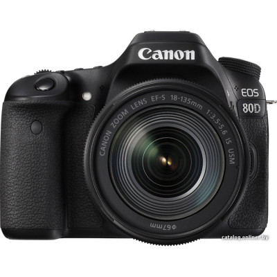 Зеркальный фотоаппарат Canon EOS 80D Kit EF-S 18-135mm IS STM